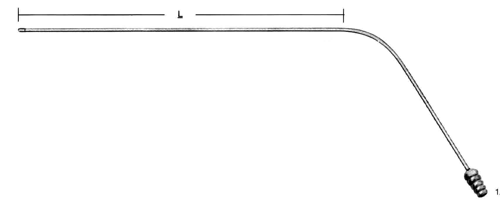 YAŞARGİL ASPİRATÖR UCU 13 CM, ÇAP 4,5 MM